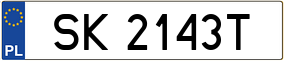 Truck License Plate